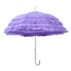 Guarda-chuva Pequeno Estilo Princesa com Renda Bordada, Proteção Solar, Sombreiro, Estilo Francês Lolita em Estoque para Estúdio de Fotografia de Casamento