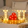 Luzes de Letras, Placas de Luz Digitais LED para Pedido de Casamento, Luzes Decorativas Românticas para Cena de Pedido de Casamento