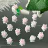 Novo pacote de materiais de joalheria de primavera cheio de beleza decorações de unhas de primavera doces joias de unha rosa luminosas