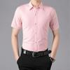 Camisa Blanca para Hombre para Primavera y Otoño, Ropa Formal de Negocios Profesional, Camisa Casual de Manga Larga Negra y Gris sin Planchar, Una Pieza Envío Directo