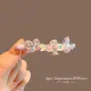 Pinza Lateral Exquisita de Diamante de Cristal de Gama Alta para Mujer, Pinza Lateral de Moda de Lujo Ligero para Flequillo, Nuevo Estilo 2025, Elegante Lujo Ligero para Mujer