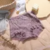 Calcinha de renda de cintura alta grande sexy que contrai a barriga, roupa íntima de verão francesa para socialites, calcinha feminina respirável, calcinha europeia e americana