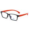 Gafas anti-película azul para niños, nuevas gafas de silicona para computadora para niños y niñas, lentes planas grandes para bebés, a un precio favorable