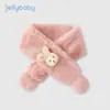 Bufanda de Invierno Nueva para Niñas Jerry Baby Cubrecuellos Peluche Cálido de Invierno Bufanda de Felpa para Niñas Pequeñas