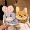 2025 Nuevo Dibujo Animado Zootopia Judy Nick Peluche Goma para el Cabello Diadema Banda de Goma Accesorios para el Cabello Cuerda para el Cabello Linda