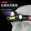 Linterna frontal LED de montaje en la cabeza, potente luz de carga, para pesca nocturna al aire libre, luz súper brillante, tamaño pequeño, linterna de iluminación de larga duración.