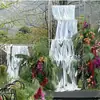 Tela de Folia Dorada de una Cara para Decoración de Fondos de Bodas y Festivales, Cortina de Boda, Tela para Ropa de Escenario, Cortina