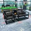 Sofá para Sala de Billar, Silla de Observación, Área de Descanso de Billar, Silla de Observación Dedicada, Juego de Sofás para Sala de Billar