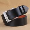 Cinturón con hebilla de alfiler para hombre, cinturón para hombre, cinturón para hombre, juvenil, informal, para vaqueros, con interior de moda para hombre joven.