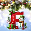 Nuevo Colgante Decorativo Plano de Acrílico Transfronterizo para Festival Navideño Adorno para Árbol de Navidad Decoraciones Navideñas para el Hogar