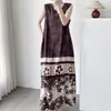 Camisola de Algodão e Seda 2026 Nova de Verão Extra Longa Estilo Coreano Pijama Estilo Férias Vestido de Temperamento