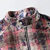 2025 Nueva Chaqueta de Cuadros para Hombre Otoño Marca de Moda de Gama Alta Diseño Holgado Casual Holgada Chaqueta con Solapas