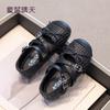 Tamanhos 26-37 Sapatos de Princesa para Meninas Sola Macia Sapatos de Couro 2026 Novos Sapatos Infantis de Outono Sapatilhas para Meninas