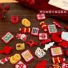 2026 Año Nuevo Accesorios para Uñas Caballo Pequeño Set Mixto Mahjong Barra de Oro 3D Sobre Rojo Árbol de la Fortuna Lindas Decoraciones para Uñas Kt