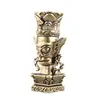 Novo Modelo Sanxingdui Figura Humano-Cabeça Pássaro-Corpo Elefante-Cabeça Cabeça-Plana Cultura Antiga Shu Criativo Retro Ornamento de Mesa Atrativo Turístico Artesanato Decoração
