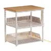 Suporte de Chão para Micro-ondas de Cozinha Gabinete Suporte de Mesa para Impressora de Escritório Prateleira de Armazenamento Multicamadas