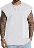 Marca Independente Masculina Verão Moda Americana Slim-Fit Top Estilo Casual Fresco Exterior Cor Sólida Camiseta em Estoque