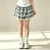 Conjunto de Roupa de Verão para Meninas: Conjunto Doce de Verão com Blusa de Manga Curta com Gola e Renda do Gato Kt para Crianças Maiores