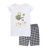 Ropa de Casa de Estilo para Niñas de Manga Corta Nueva Ropa para Niños Traje de Verano Ropa para Aire Acondicionado Pijama de Dibujos Animados K090