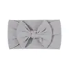 Diadema Elástica de Nylon Tejida a Mano de Color Sólido con Lazo de Ala Ancha para Niños, Amazon Europeo y Americano Transfronterizo, Accesorios para el Cabello Infantil 228