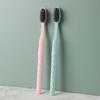 Escova de dentes descartável personalizada de fábrica para hotel, estilo opcional, embalagem em caixa de cartão com filme macio, escova de dentes com logotipo imprimível