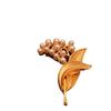 Broche Feminino Irregular Folha Vintage Versátil Nicho Pérola Fosca Insígnia de Gola Elegante