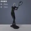 Figuras de Banda de Música Minimalistas Nórdicas Decoraciones para Sala de Estar Hogar Artesanía Creativa para Mueble de TV Gabinete de Vino Adornos Abstractos