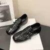 Zapatos Mocasines Bajos para Mujer, Primavera y Otoño, Punta Cuadrada, Nuevos Zapatos Planos de Cuero, Estilo Británico 2026, Zapatos Retro de Boca Profunda para Uso en Exteriores