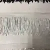 Industria Pesada Tubo de Tres Secciones Tres Filas Orugas Bigotes Colgantes Decoración de Cintura Hecha a Mano Borde de Malla DIY Ropa Sombrero Accesorios Accesorios