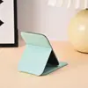 Espejo de Maquillaje Mini Plegable Portátil de Alta Definición con Luz Celebridad de Internet Dormitorio de Estudiantes Dibujos Animados Espejo Pequeño