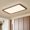 Lámpara de Techo Nueva Ola 2025 Retro Francés Nogal Espectro Completo Protección Ocular Elegante Lámpara de Dormitorio Lámparas Zhongshan