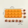 Em Estoque: Molde de Silicone de Abóbora e Fantasma de Halloween com 69 Peças para Chocolate, Fondant, Balas Gelatinosas, Resina e Contas de Cera