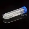Ante fabricantes biológicos suministran tubo de centrífuga ante de plástico de 50ML con fondo puntiagudo de rosca con escala