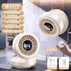 Ventilador de Pared para Uso Doméstico, No Requiere Taladro, Oscilación Automática, Ultra Silencioso, Adecuado para Cocina, Dormitorio, Escritorio de Oficina, Ventilador Pequeño, Desmontable y Lavable