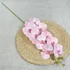 27 cores, nova orquídea impressa em 3D com 9 cabeças, flor artificial, para decoração de casamento e casa, atacado