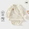 Ropa de Bebé para Primavera y Otoño, Mameluco Base para Todas las Estaciones, Body Antibacteriano Clase A para Bebé, Pelele Unisex para Recién Nacido