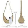 Bolsa de Bollo Versátil para Mujer Pequeña Cruzada Nuevo Estilo 2026 Unisex Ligera Bolsa de Tela de Nailon Bai Bolso de Hombro Casual Transfronterizo