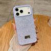 Funda de Teléfono de Lujo Brillante con Diamantes para iPhone 17 Pro Max con Pedrería de Alta Gama, Adecuada para iPhone 16, Galvanizada, Estilo Lujo Ligero