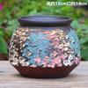 Vaso de Flor Carnudo Pequeno Defeito Panela Quente Panela Cogumelo Cerâmica Diâmetro Grande Simples Planta Verde Ébano Antigo Pilha Vaso de Cerâmica de Penhasco