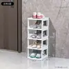 Zapatero simple desmontable de múltiples capas para entrada de casa, zapatero estrecho para pasillo, zapatero para dormitorio, zapatero para vivienda de alquiler