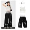 Disfraces de Jazz Hip-Hop para Actuaciones Infantiles para Niñas, Atuendos Hip-Hop de Moda para Niños, Disfraces de Desfile de Moda Urbana para Niñas