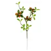 Ilha Artificial de Plantas Verdes Transfronteiriça Galhos de Flores da Primavera Decoração de Interiores Paisagismo Galhos Falsos Decoração de Plantas para Sala de Estar Ornamentos