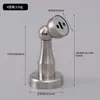 Tapón de Puerta Magnético Fuerte de Acero Inoxidable Succión Espesa Tapón de Puerta para Hogar Dormitorio Tapón de Puerta Silencioso Anti-Colisión Succión al Piso Sin Taladro Venta al por Mayor