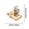Pegatinas de Café Retro de Nuevo Estilo Transfronterizas de 56 Piezas Materiales Creativos de Decoración para Diario Nostálgico Pegatinas Transparentes de Mascota Impermeables