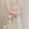 Estilo ins estilo coreano urso de pelúcia fivela de pérola tira para cortina decoração de quarto infantil corda de amarrar mosquiteiro corda de amarrar