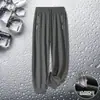 [Stock Listo del Fabricante] Pantalones de Seda Helada para Hombre Talla Grande Pierna Recta Casual de Verano Delgados de Nailon.2