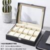 Caja de Almacenamiento de Relojes de Cuero con Grano de Madera Vintage Caja para Múltiples Relojes de Alta Gama Reloj de Pulsera Reloj Mecánico Joyero para el Hogar Gran Capacidad