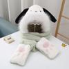 Conjunto de Gorro, Bufanda y Guantes para Niños Invierno Forro Polar Engrosado Gorro con Protección para Orejas para Niña Niño Grande Gorro Cálido a Prueba de Viento para Niños y Bebés