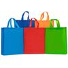 Bolsa de Tela No Tejida con Logo Impreso al Mayoreo Lista para Usar Bolsa Ecológica Laminada Engrosada para Compras Ropa Bolsa Tote Promocional Corporativa