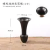 Jianshanchifang Liu Enseñanza Especial Arreglo Floral Negro Arreglo Floral Soporte para Flores Danza de la Grulla Zen Japonés Ikebana Adornos